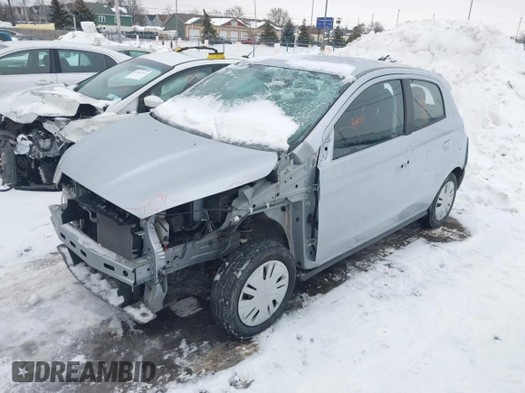 2019 Mitsubishi Mirage ES z VIN ML32A3HJ1KH007390, wystawiony jako IAAI lot #41515634 z przebiegiem 66 451 mil mil oraz . Historia ofert i sprzedaży dostępna na DreamBid. Obrazek 2.