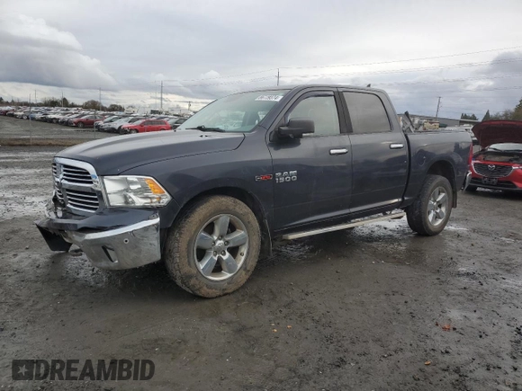 2017 Ram 1500 Big Horn with VIN 1C6RR7LM2HS527484, listed as a Copart auction lot 86729374 with 166,964 mi miles and Salvage Title. Bid and sale history available at carsss.com. Image 1.