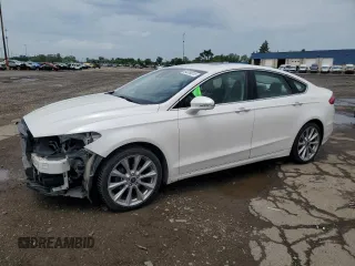 2017 Ford Fusion Titanium with VIN 3FA6P0D93HR251675, listed as a Copart auction lot 64309815 with 104,140 mi miles and Clean title. Bid and sale history available at DreamBid. Image 1.