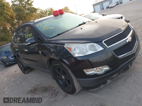 2012 Chevrolet Traverse 1LT z VIN 1GNKVGED4CJ270725, wystawiony jako IAAI lot #40300933 z przebiegiem Nie podano mil oraz . Historia ofert i sprzedaży dostępna na DreamBid. Obrazek 1.