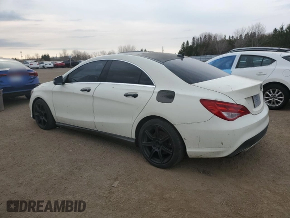 2017 Mercedes-Benz CLA 250 with VIN WDDSJ4GB6HN399599, listed as a Copart auction lot 54118705 with 160,287 mi miles and Clean Title. Bid and sale history available at DreamBid. Image 2.