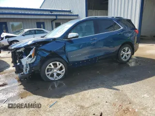 2021 Chevrolet Equinox Premier z VIN 2GNAXXEV9M6115343, wystawiony jako Copart lot #56357955 z przebiegiem 75 439 mil mil oraz Szkoda całkowita • Salvage title. Historia ofert i sprzedaży dostępna na DreamBid. Obrazek 1.