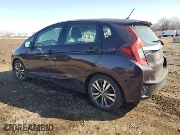 2015 Honda Fit EX-L with VIN 3HGGK5H8XFM756085, listed as a Copart auction lot 48771025 with 46,740 mi miles and Salvage Title. Bid and sale history available at carsss.com. Image 2.