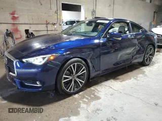 2021 Infiniti Q60 Luxe z VIN JN1EV7KL4MM470721, wystawiony jako Copart lot #46048405 z przebiegiem 17 525 mil mil oraz Nie do naprawy • Non repairable. Historia ofert i sprzedaży dostępna na DreamBid. Obrazek 1.