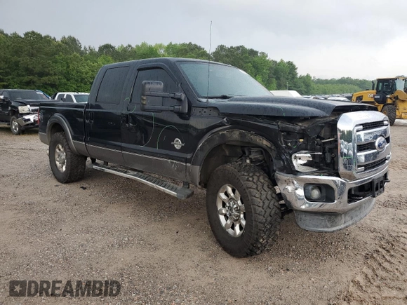 2011 Ford F-250 XL with VIN 1FT7W2BT2BEA73019, listed as a Copart auction lot 53987465 with 268,537 mi miles and Salvage title. Bid and sale history available at DreamBid. Image 4.