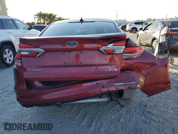 2019 Ford Fusion Hybrid SE with VIN 3FA6P0LU5KR147783, listed as a Copart auction lot 70667962 with 60,034 mi miles. Bid and sale history available at carsss.com. Image 6.