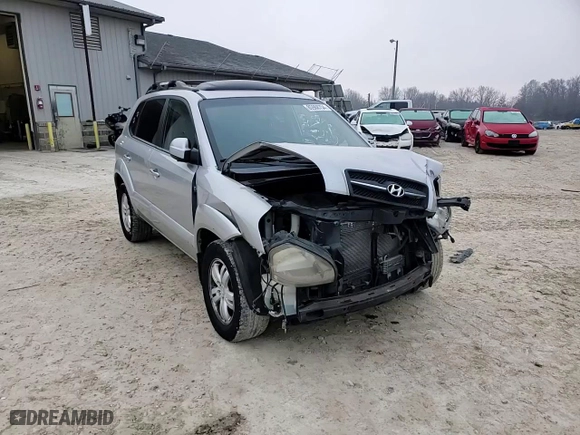 2008 Hyundai Tucson SE with VIN KM8JN72D58U809458, listed as a Copart auction lot 85988754 with 154,412 mi miles and Salvage Title. Bid and sale history available at carsss.com. Image 12.