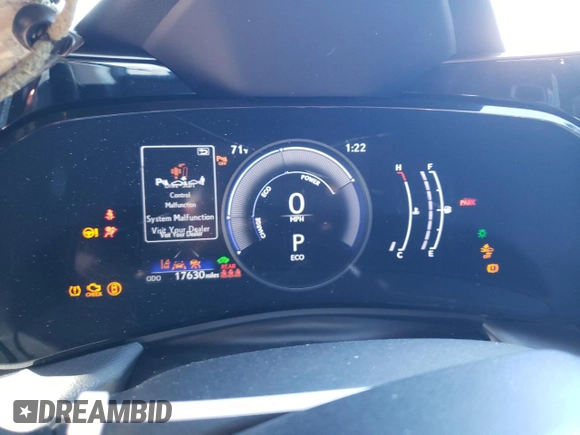 2023 Lexus NX with VIN 2T2GKCEZ8PC014161, listed as a Copart auction lot 79668094 with 17,630 mi miles and Salvage Title. Bid and sale history available at carsss.com. Image 9.