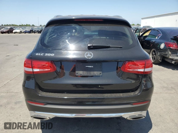 2016 Mercedes-Benz GLC 300 with VIN WDC0G4JB5GF091383, listed as a Copart auction lot 59009835 with 94,150 mi miles and Salvage title. Bid and sale history available at DreamBid. Image 6.
