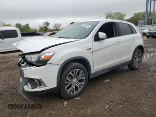 2019 Mitsubishi Outlander ES with VIN JA4AP3AU4KU020146, listed as a Copart auction lot 55582025 with 144,166 mi miles and Salvage title. Bid and sale history available at DreamBid. Image 1.