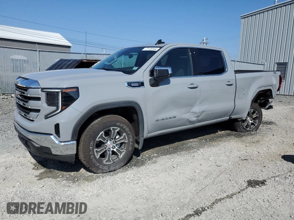 2024 GMC Sierra 1500 with VIN 1GTUUBE82RZ199366, listed as a Copart auction lot 72135544 with 15,122 mi miles and Salvage Title. Bid and sale history available at DreamBid. Image 1.