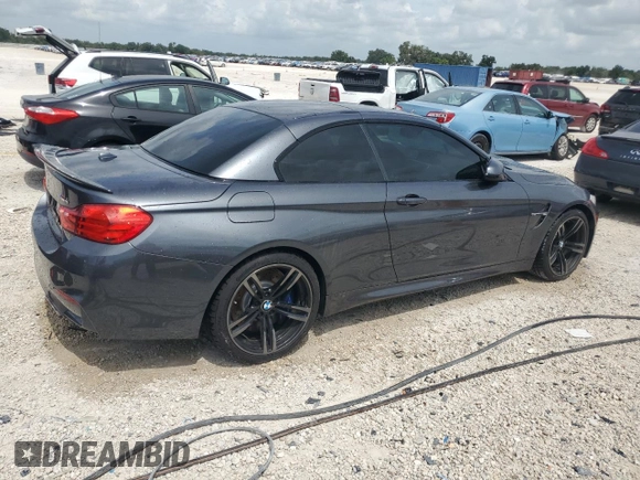 2016 BMW M4 with VIN WBS3U9C58GP969200, listed as a Copart auction lot 64561124 with 42,563 mi miles and Salvage Title. Bid and sale history available at carsss.com. Image 3.