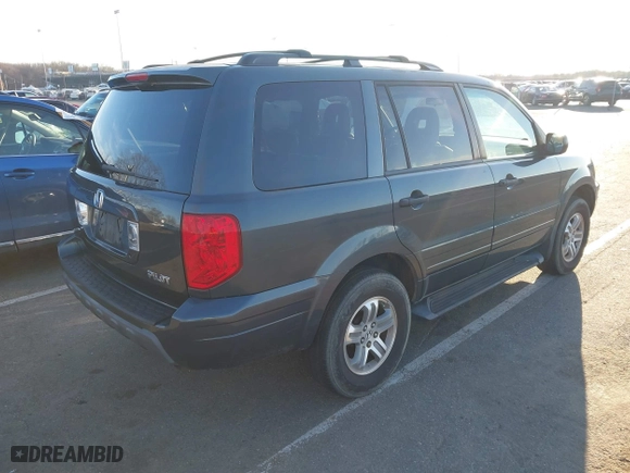 2005 Honda Pilot EX-L with NAVI with VIN 2HKYF18745H564639, listed as a IAAI auction lot 41767115 with 143,725 mi miles. Bid and sale history available at carsss.com. Image 4.
