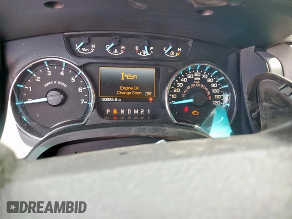 2011 Ford F-150 XL with VIN 1FTFX1CF6BFD01688, listed as a Copart auction lot 63905715 with 93,584 mi miles and Salvage title. Bid and sale history available at DreamBid. Image 9.