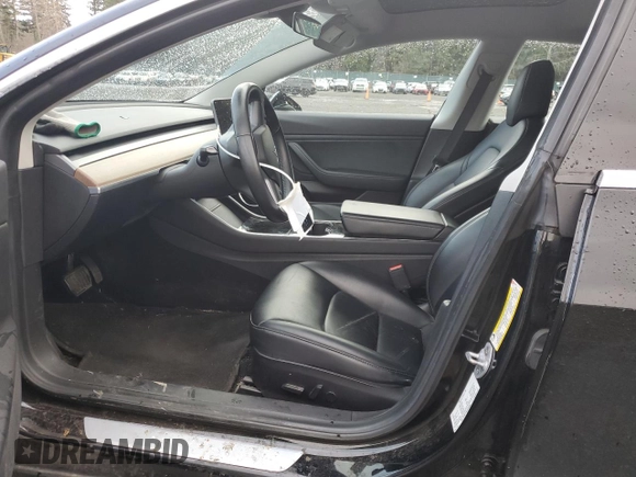 2019 Tesla Model 3 Mid Range with VIN 5YJ3E1EAXKF305080, listed as a Copart auction lot 49899965 with 88,607 mi miles and Salvage Title. Bid and sale history available at DreamBid. Image 7.