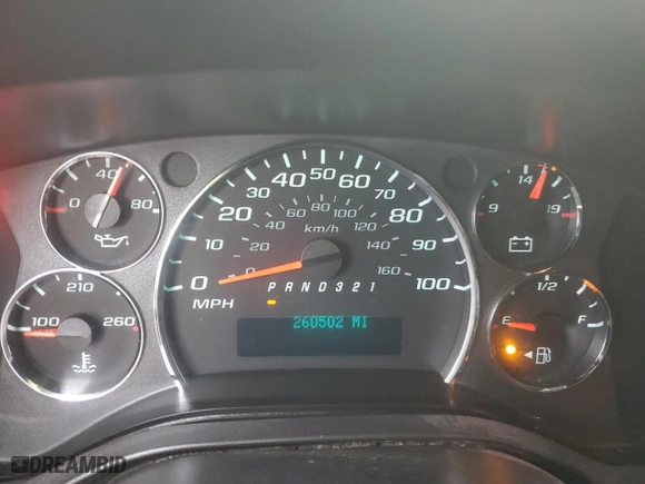 2009 Chevrolet Express Cargo Van with VIN 1GCFG15X591139565, listed as a Copart auction lot 86722474 with 260,502 mi miles and Salvage Title. Bid and sale history available at carsss.com. Image 9.