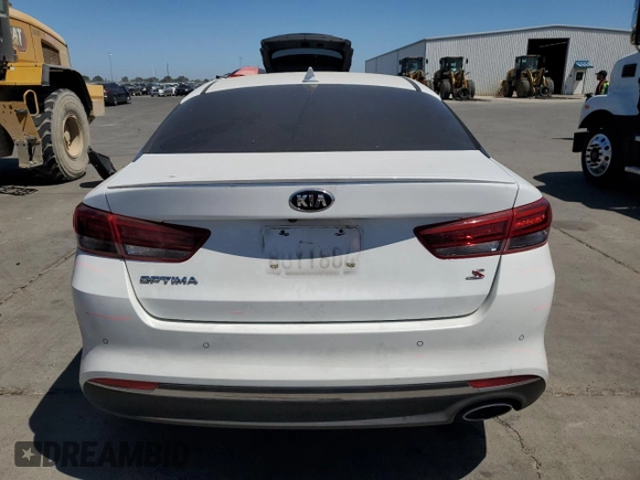 2018 Kia Optima S with VIN 5XXGT4L31JG229693, listed as a Copart auction lot 60841225 with 63,739 mi miles and Salvage title. Bid and sale history available at DreamBid. Image 6.