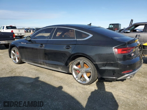 2019 Audi S5 Sportback Premium Plus z VIN WAUB4CF53KA014745, wystawiony jako Copart lot #50214965 z przebiegiem Nie podano mil oraz Czysty tytuł • Clean title. Historia ofert i sprzedaży dostępna na DreamBid. Obrazek 2.