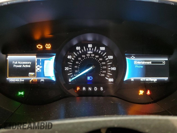 2021 Ford Edge Titanium with VIN 2FMPK4K98MBA18841, listed as a Copart auction lot 56207745 with 69,249 mi miles and Salvage title. Bid and sale history available at DreamBid. Image 9.