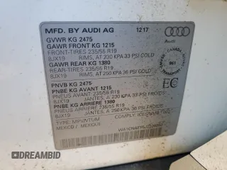 2018 Audi Q5 Prestige with VIN WA1CNAFY5J2109393, listed as a Copart auction lot 48576765 with 95,862 mi miles and Salvage Title. Bid and sale history available at carsss.com. Image 14.