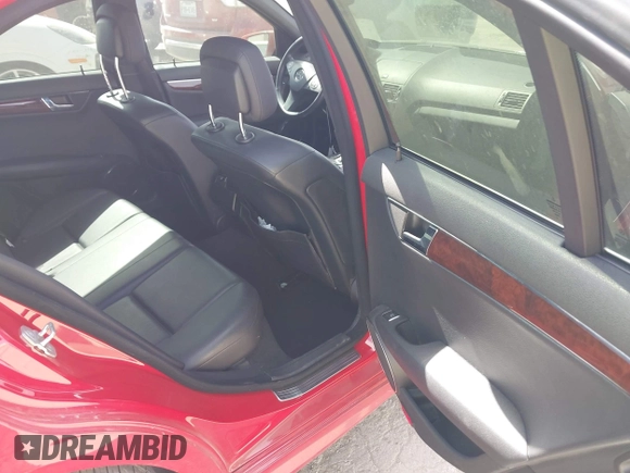 2011 Mercedes-Benz C 300 Sport with VIN WDDGF5EB2BR154282, listed as a IAAI auction lot 41815246 with 140,750 mi miles and . Bid and sale history available at carsss.com. Image 8.
