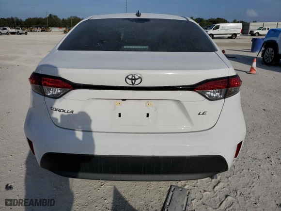 2024 Toyota Corolla LE with VIN 5YFB4MDE6RP196572, listed as a Copart auction lot 47277625 with 379 mi miles and Salvage Title. Bid and sale history available at carsss.com. Image 6.