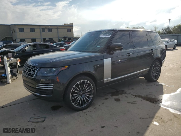 2020 Land Rover Range Rover Autobiography with VIN SALGV5SE1LA593476, listed as a Copart auction lot 70404914 with 18,533 mi miles and Salvage Title. Bid and sale history available at carsss.com. Image 1.