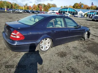 2003 Mercedes-Benz E-Class 5.0L with VIN WDBUF70J53A141452, listed as a Copart auction lot 75902244 with 0 mi miles and Salvage Title. Bid and sale history available at carsss.com. Image 3.