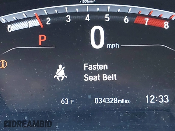 2019 Honda CR-V EX with VIN 7FARW1H59KE029257, listed as a IAAI auction lot 41762869 with 34,328 mi miles. Bid and sale history available at carsss.com. Image 16.