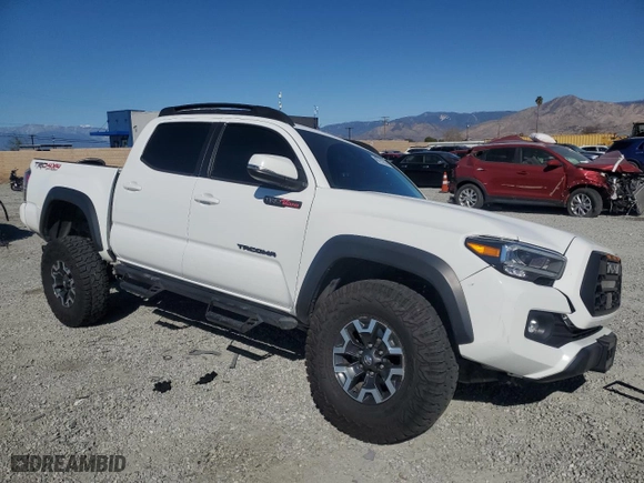 2023 Toyota Tacoma 4WD SR with VIN 3TMCZ5AN4PM541649, listed as a Copart auction lot 46755255 with 47,027 mi miles and Salvage Title. Bid and sale history available at carsss.com. Image 4.