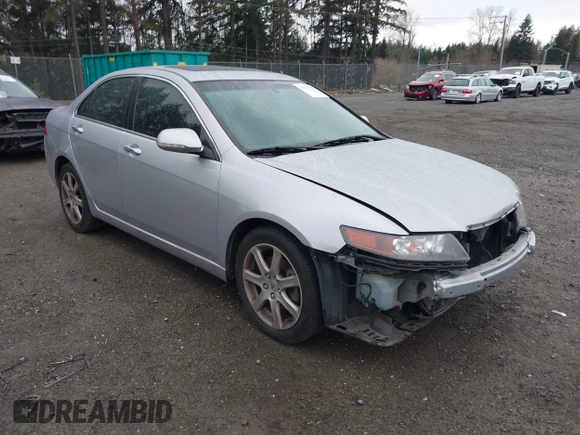 2004 Acura TSX w/Navigation with VIN JH4CL96924C004603, listed as a IAAI auction lot 41621278 with 186,906 mi miles. Bid and sale history available at carsss.com. Image 1.