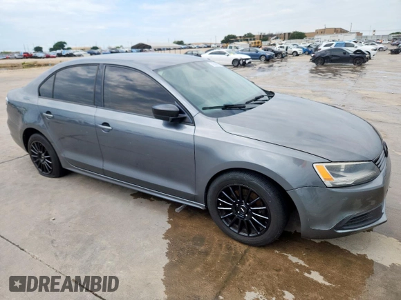 2014 Volkswagen Jetta S with VIN 3VW2K7AJ4EM226580, listed as a Copart auction lot 58539055 with 138,927 mi miles and Salvage title. Bid and sale history available at DreamBid. Image 4.