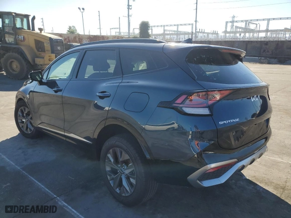 2025 Kia Sportage Hybrid SX-Prestige with VIN KNDPXCDG5S7181173, listed as a Copart auction lot 46571485 with 2,232 mi miles and Salvage Title. Bid and sale history available at carsss.com. Image 2.