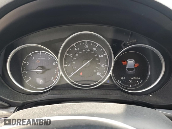 2018 Mazda CX-5 Grand Touring with VIN JM3KFADM1J1387297, listed as a Copart auction lot 60589625 with 92,283 mi miles and Non repairable. Bid and sale history available at DreamBid. Image 9.