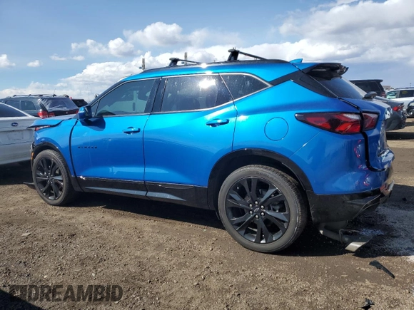 2020 Chevrolet Blazer RS z VIN 3GNKBKRS3LS624009, wystawiony jako Copart lot #51713845 z przebiegiem 45 945 mil mil oraz Szkoda całkowita • Salvage title. Historia ofert i sprzedaży dostępna na DreamBid. Obrazek 2.