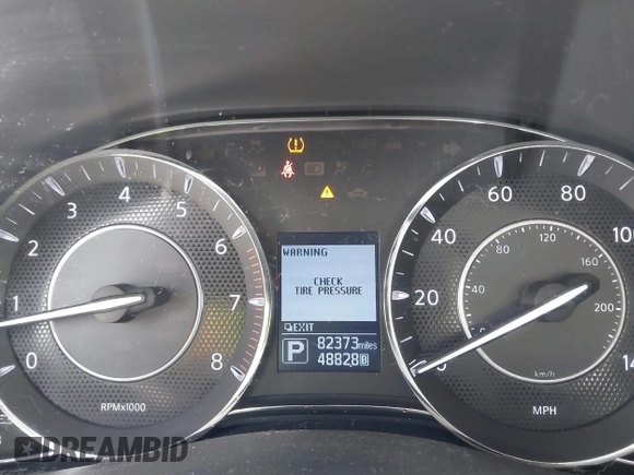 2019 Nissan Armada Platinum with VIN JN8AY2NE0K9758307, listed as a IAAI auction lot 41492623 with 82,373 mi miles. Bid and sale history available at carsss.com. Image 7.