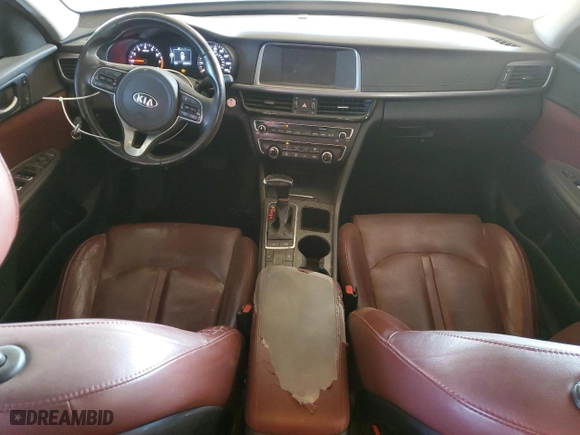2017 Kia Optima LX 1.6T with VIN 5XXGT4L19HG168747, listed as a Copart auction lot 47684615 with 156,347 mi miles and Clean Title. Bid and sale history available at carsss.com. Image 8.