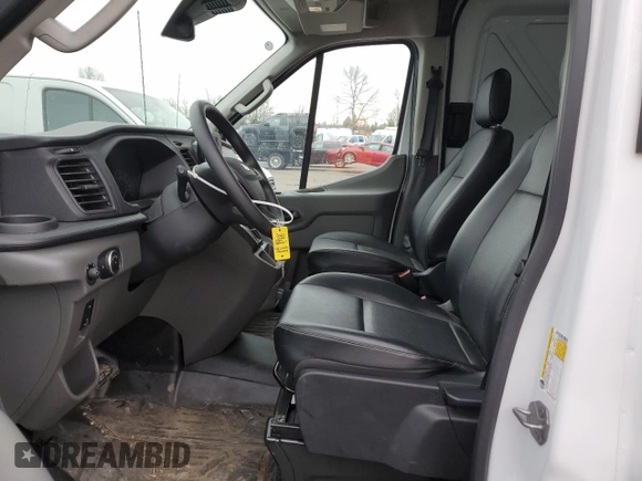 2024 Ford Transit Cargo with VIN 1FTBR1C87RKB09286, listed as a Copart auction lot 48544955 with 4,343 mi miles and Salvage Title. Bid and sale history available at DreamBid. Image 7.