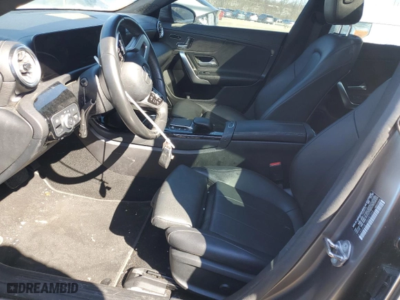 2022 Mercedes-Benz CLA with VIN W1K5J4HB1NN287249, listed as a Copart auction lot 46110735 with 17,273 mi miles and Salvage Title. Bid and sale history available at carsss.com. Image 7.