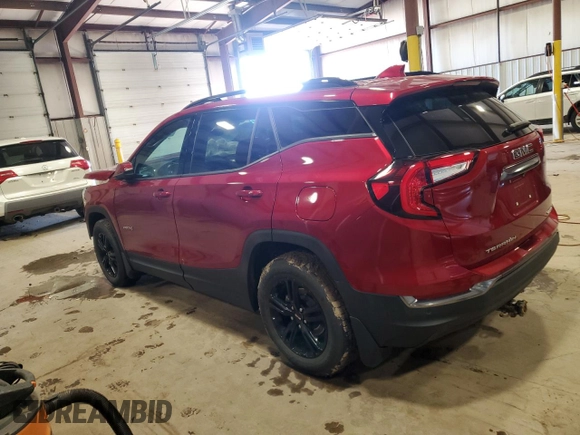 2022 GMC Terrain AT4 with VIN 3GKALYEV2NL170227, listed as a Copart auction lot 44618195 with 68,381 mi miles and Salvage Title. Bid and sale history available at DreamBid. Image 2.