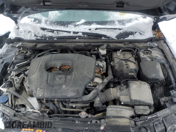 2023 Mazda 3 S Carbon Edition with VIN JM1BPBLM1P1614736, listed as a Copart auction lot 46285155 with 56,830 mi miles and Salvage Title. Bid and sale history available at DreamBid. Image 11.