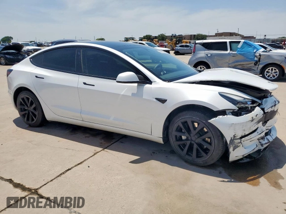 2023 Tesla Model 3 z VIN 5YJ3E1EA3PF405917, wystawiony jako Copart lot #56875645 z przebiegiem 40 874 mil mil oraz Szkoda całkowita • Salvage title. Historia ofert i sprzedaży dostępna na DreamBid. Obrazek 4.