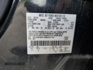 2011 Ford Edge Limited with VIN 2FMDK3KC1BBA32747, listed as a Copart auction lot 56162115 with 218,842 mi miles and Salvage title. Bid and sale history available at DreamBid. Image 12.