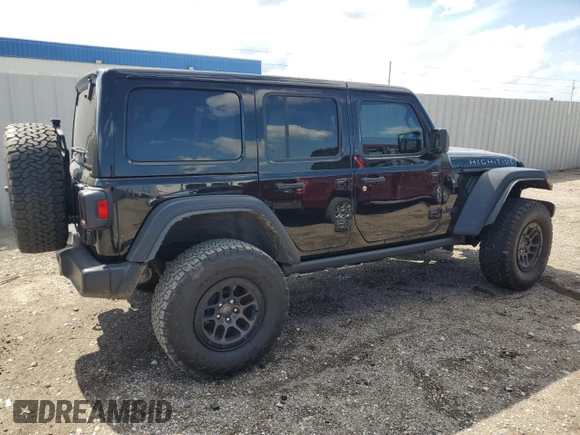 2023 Jeep Wrangler Willys with VIN 1C4HJXDG6PW663824, listed as a Copart auction lot 57761905 with 15,040 mi miles and Salvage title. Bid and sale history available at DreamBid. Image 3.