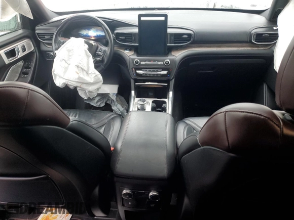 2020 Ford Explorer Platinum with VIN 1FM5K8HC7LGB27963, listed as a Copart auction lot 57850235 with 110,297 mi miles and Salvage title. Bid and sale history available at DreamBid. Image 8.