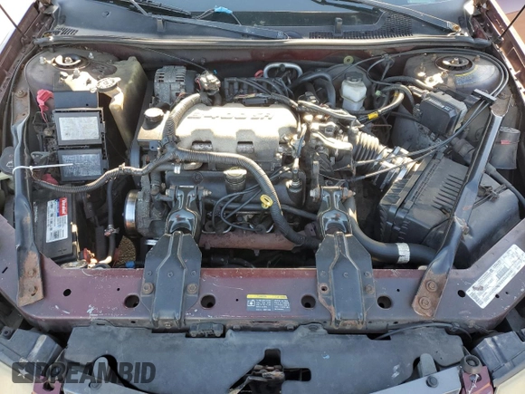 2002 Chevrolet Impala z VIN 2G1WF55E829191985, wystawiony jako Copart lot #54808535 z przebiegiem Nie podano mil oraz Czysty tytuł • Clean title. Historia ofert i sprzedaży dostępna na DreamBid. Obrazek 11.