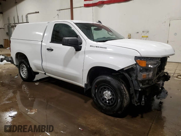 2023 Chevrolet Silverado 1500 Work Truck with VIN 3GCNAAEKXPG364550, listed as a Copart auction lot 47780765 with 82,865 mi miles and Clean Title. Bid and sale history available at carsss.com. Image 4.
