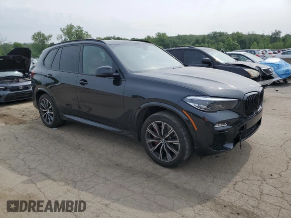 2021 BMW X5 xDrive40i z VIN 5UXCR6C05M9E78676, wystawiony jako Copart lot #60026475 z przebiegiem 50 772 mil mil oraz Szkoda całkowita • Salvage title. Historia ofert i sprzedaży dostępna na DreamBid. Obrazek 4.