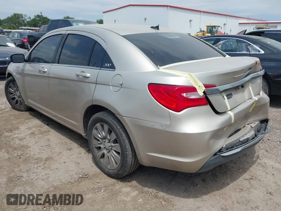 2013 Chrysler 200 LX with VIN 1C3CCBAB2DN733471, listed as a IAAI auction lot 42016020 with 182,681 mi miles and . Bid and sale history available at DreamBid. Image 3.