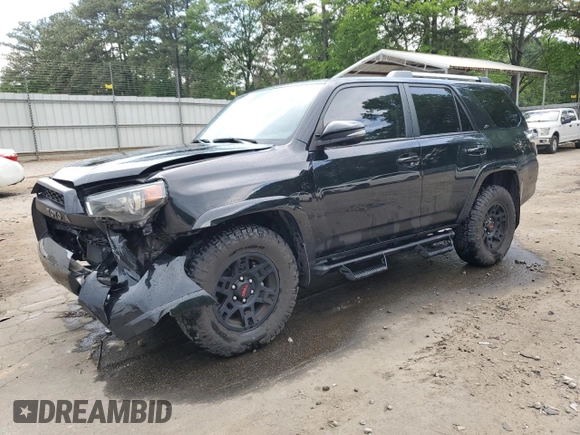 2023 Toyota 4Runner SR5 Premium with VIN JTEFU5JR6P5295560, listed as a Copart auction lot 54177055 with 34,241 mi miles and Salvage title. Bid and sale history available at DreamBid. Image 1.